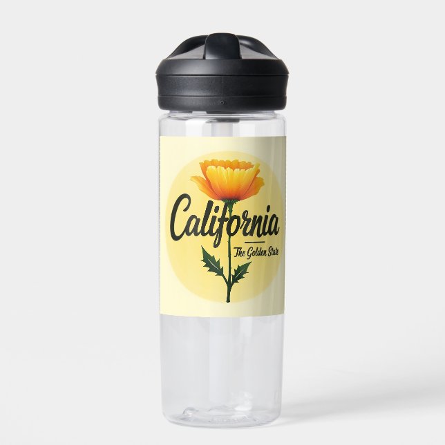 Bouteille d'eau = Californie L'État d'or (Extérieur)