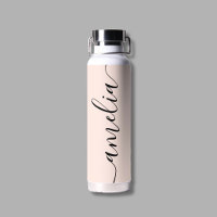Calligraphie Féminine Moderne Rose Pâle