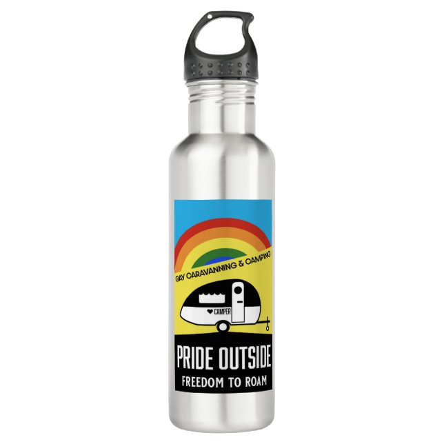 Bouteille D'eau Camping caravane gay (Devant)