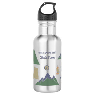 Bouteille D'eau Camping de souvenirs personnalisés Camping