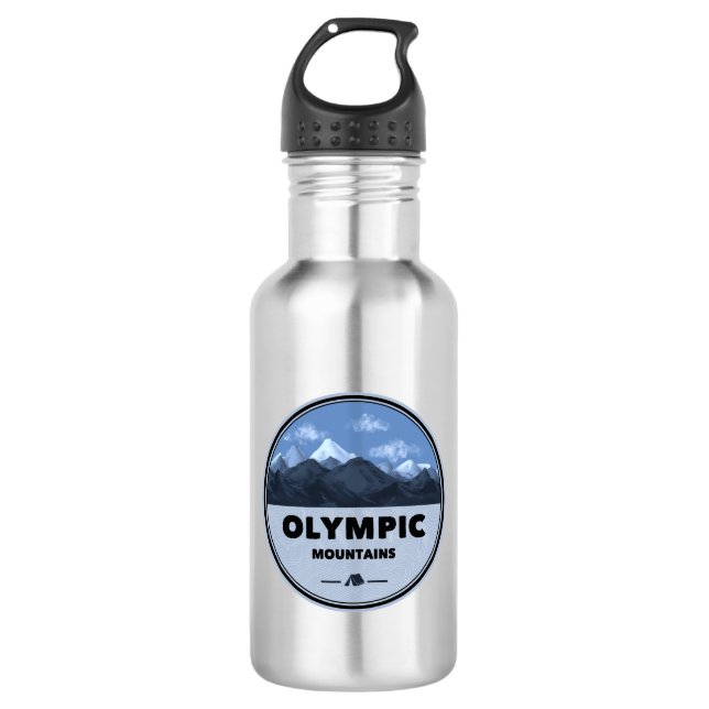 Bouteille D'eau Camping des Monts Olympiques de Washington (Devant)