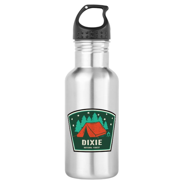 Bouteille D'eau Camping forestier national Dixie (Devant)
