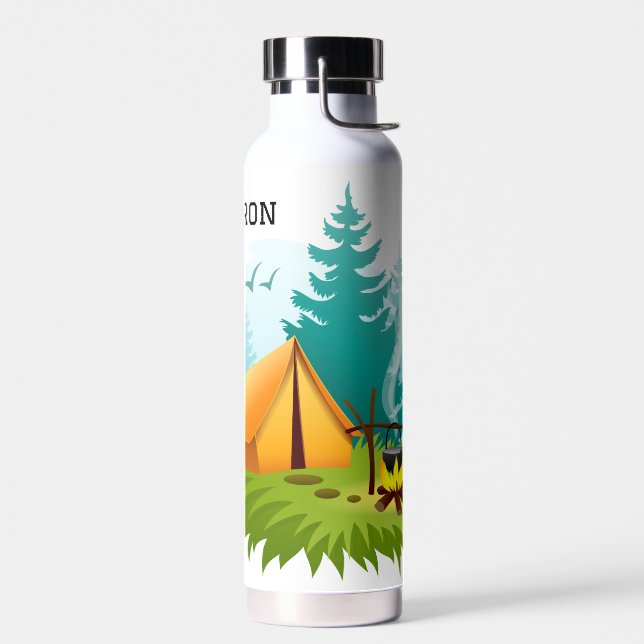 Bouteille D'eau Camping Thor Cuivre Vacuum Isolé (Gauche)