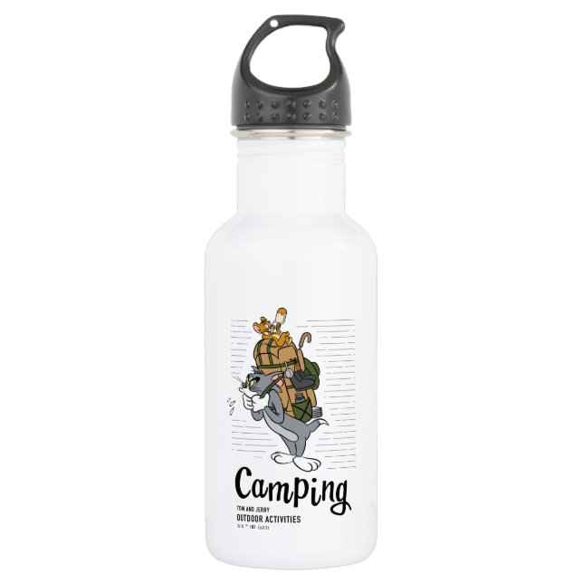 Bouteille D'eau Camping Tom & Jerry (Devant)
