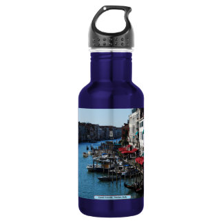 Bouteille D'eau Canal Grande, Venise, Italie