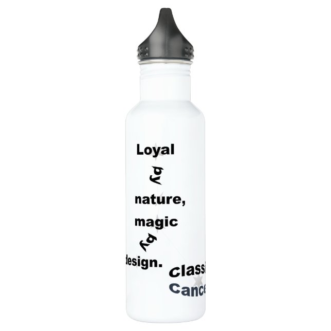 Bouteille D'eau Cancer Fun & Inspiring Design for Daily Use & Gift (Gauche)