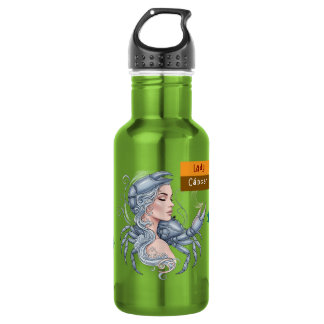 Bouteille D'eau Cancer Zodiac Gift Bottle – Lunar Energy Design