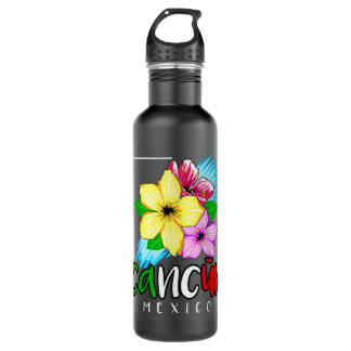 Bouteille D'eau Cancun Mexique Souvenir Cadeau Printemps Pause Été