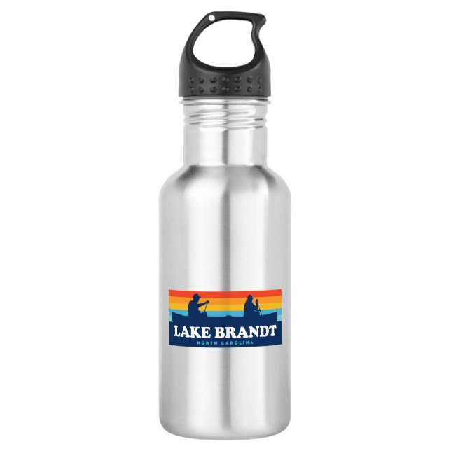 Bouteille D'eau Canot Lake Brandt North Carolina (Devant)