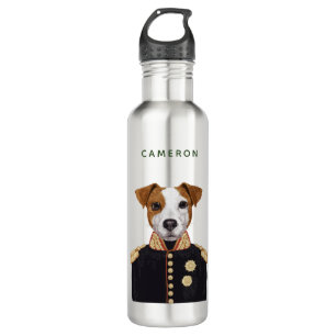Bouteille D'eau Capitaine Jack Russell   Ajouter Votre Nom