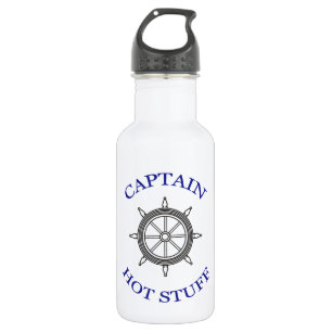 Bouteille D'eau "Capitaine Super Chouette"