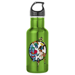 Bouteille D'eau Captain Planet et les Planétètres Cercle Graphic