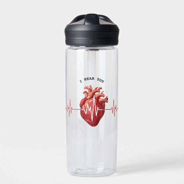 Bouteille D'eau Cardiologue Docteur en cardiologie Echo Design (Extérieur)