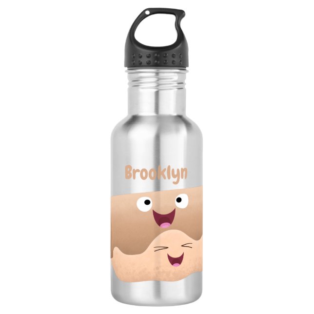 Bouteille D'eau Caricature à pâte molle et à pâte molle (Devant)