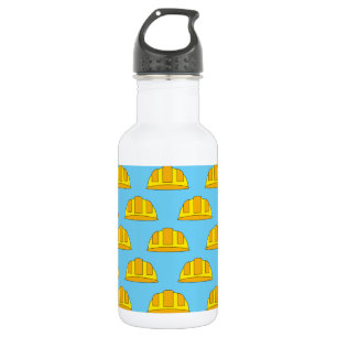 Bouteille D'eau Caricature de Casquette dur jaune