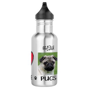 Bouteille D'eau Carlins carlins Amoureux de les chiens