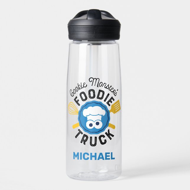 Bouteille D'eau Carnet de camion de Cookie Monster's Foodie | Ajou (Avant)