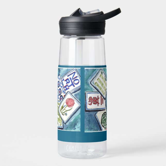 Bouteille D'eau Carreaux bleus (Gauche)