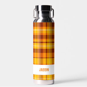 Bouteille D'eau Carreaux Personnalisés Moderne Tendance