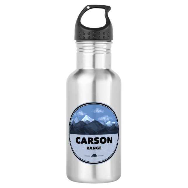 Bouteille D'eau Carson Range California Nevada Camping (Devant)