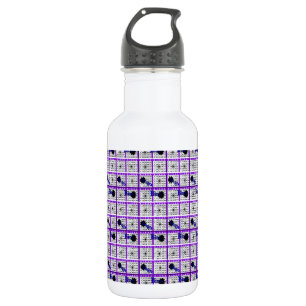 Bouteille D'eau Carte Bingo violette