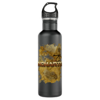 Bouteille D'eau Carte non cartographiée avec Logo TShirt