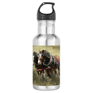 Bouteille D'eau Carte postale Patiné vintage Clydesdale