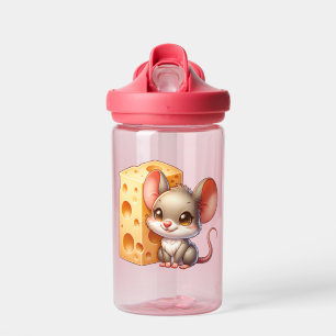 Bouteille D'eau Carton de souris et de fromage personnalisé