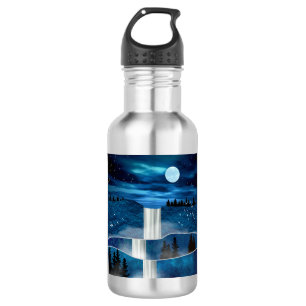 Bouteille D'eau Cascade bleue