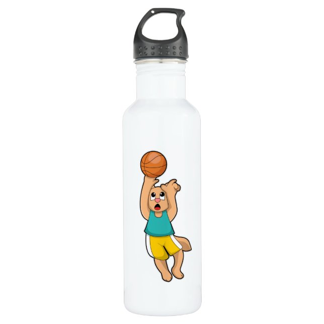 Bouteille D'eau Cat at Basketball Sports (Devant)