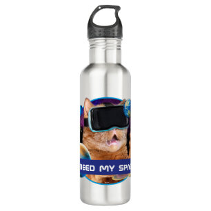 Bouteille D'eau Cat VR dans l'espace