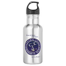 Bouteille d'eau CCAS - Acier inoxydable