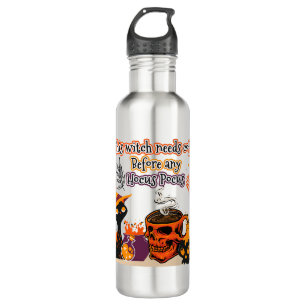 Bouteille D'eau Cette Sorcière A Besoin De Café Avant N'Importe Qu