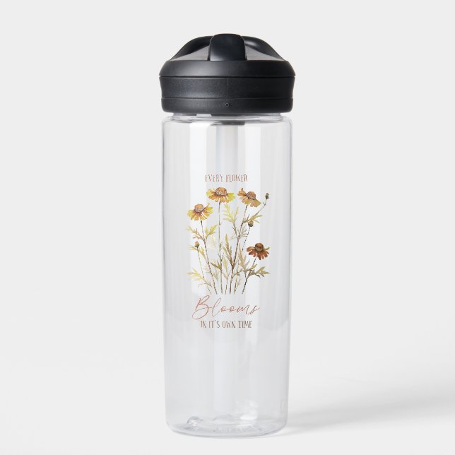 Bouteille D'eau Chaque Fleur Fleurit À Son Propre Moment (Extérieur)