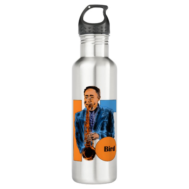 Bouteille D'eau Charlie Parker (Devant)