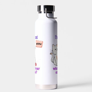 Bouteille D'eau Chat mignon tendance