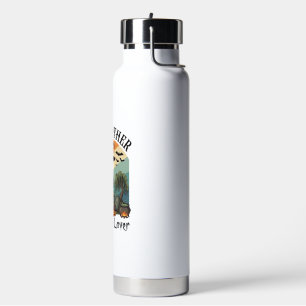 Bouteille D'eau Chatte Mère Amoureuse d'Halloween Chapeau de Sorci