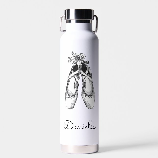 Bouteille D'eau Chaussures de ballet à main (Avant)