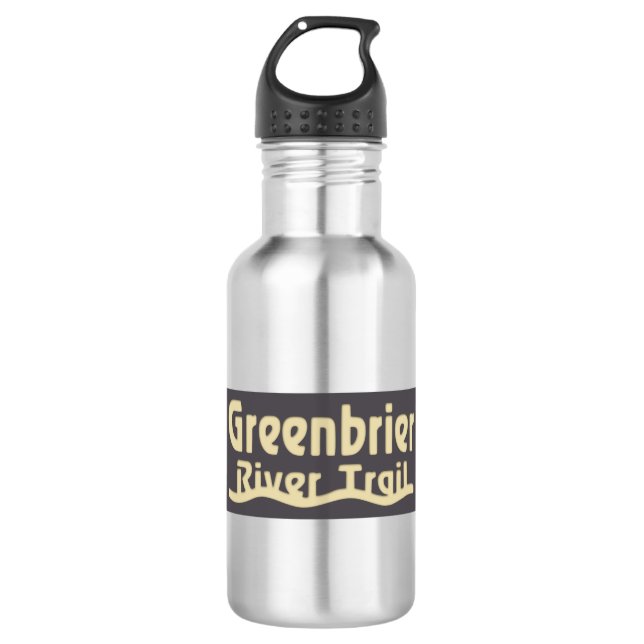 Bouteille D'eau Chemin de la rivière Greenbrier (Devant)