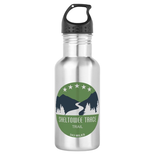 Bouteille D'eau Chemin Sheltowee Trace Kentucky Tennessee (Devant)