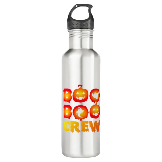 Bouteille D'eau Chemise Boo Boo Crew - Drôle Fantôme Halloween Nur (Devant)