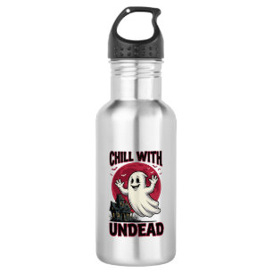 Bouteille D'eau Chemise de fantôme d'Halloween Design Zombie Haunt