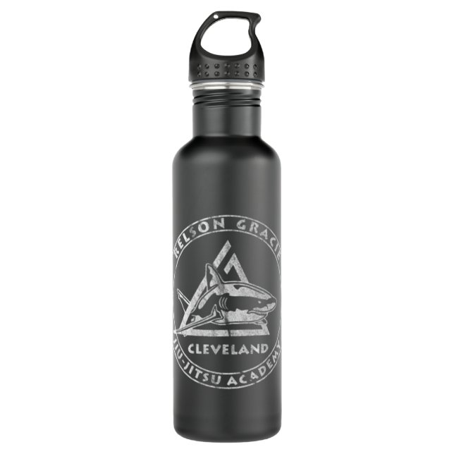 Bouteille D'eau Chemise Jiu-Jitsu Brésilienne - Relson Gracie Clev (Devant)