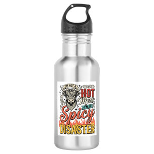 Bouteille D'eau Chemise occidentale vintage de vache des Highlands