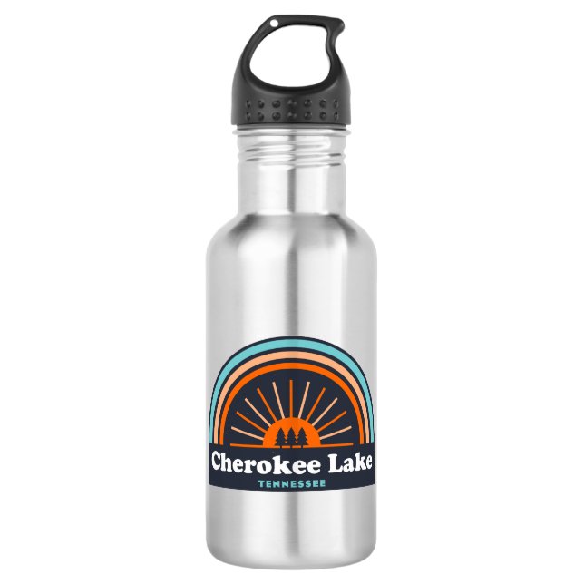 Bouteille D'eau Cherokee Lake Tennessee Rainbow (Devant)