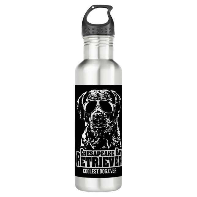 Bouteille D'eau Chesapeake Bay Retriever chien cool jamais mère ch (Devant)