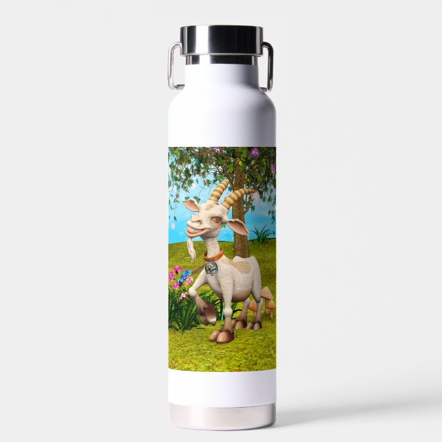 Bouteille D'eau Chèvre Heureuse (Avant)