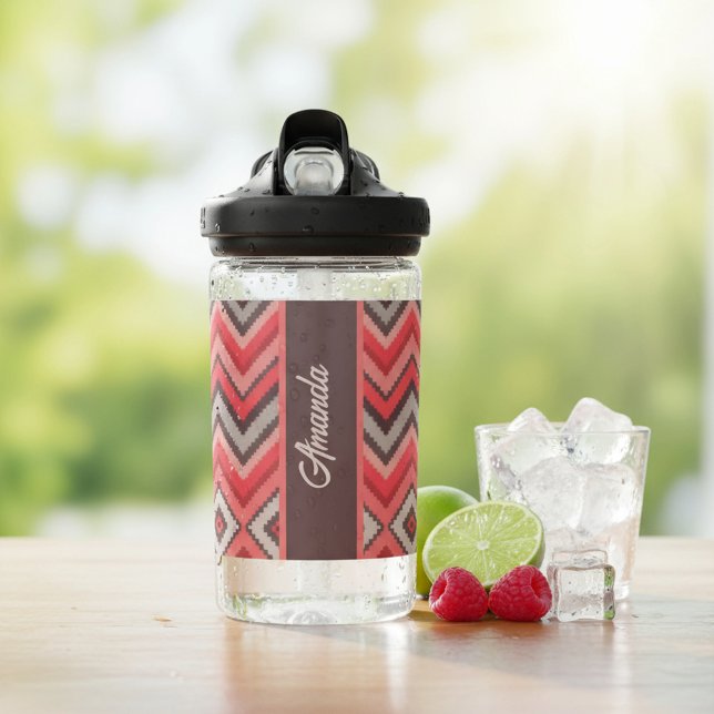 Bouteille D'eau Chevron Chaud (Créateur téléchargé)