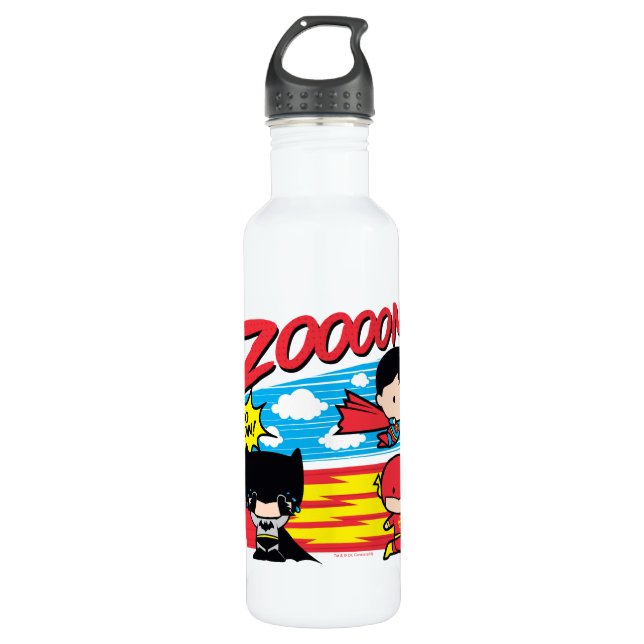 Bouteille D'eau Chibi Batman Trop Lent ! (Devant)