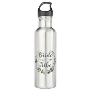 Bouteille D'eau Chic Botanique Aquarelle Boho Bride Tribe